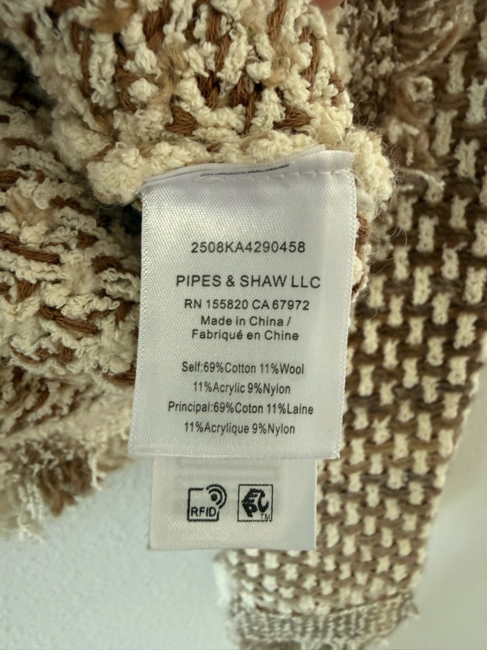 Veronica Beard Sariyah Knit Jacket Desert Khaki Multi Small - Picture 13 of 14